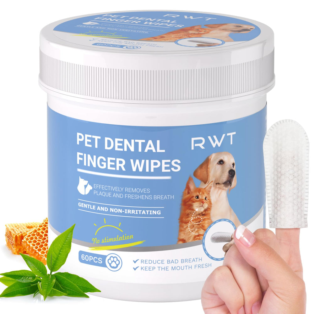 RWT dog dental wipes jar for convenient at-home dental care