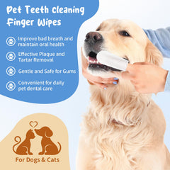 RWT finger wipes closeup for quick post-meal dental cleaning