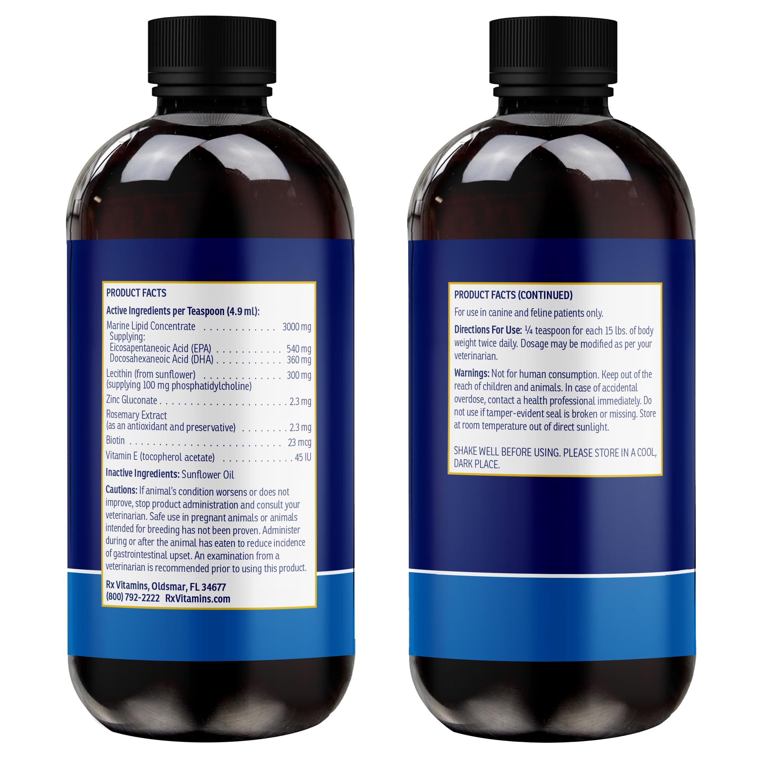 Rx Vitamins Ultra EFA Omega 3 itch-relief close-up indicates calmer skin.