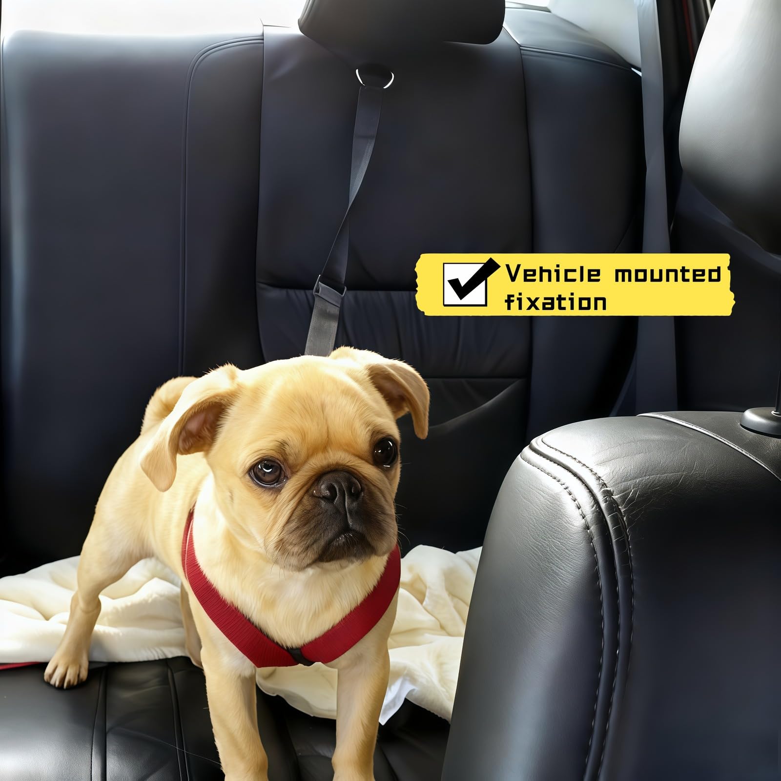 RyanDesign-heavy-duty-nylon-webbing offers lasting durability for daily car rides and park outings.
