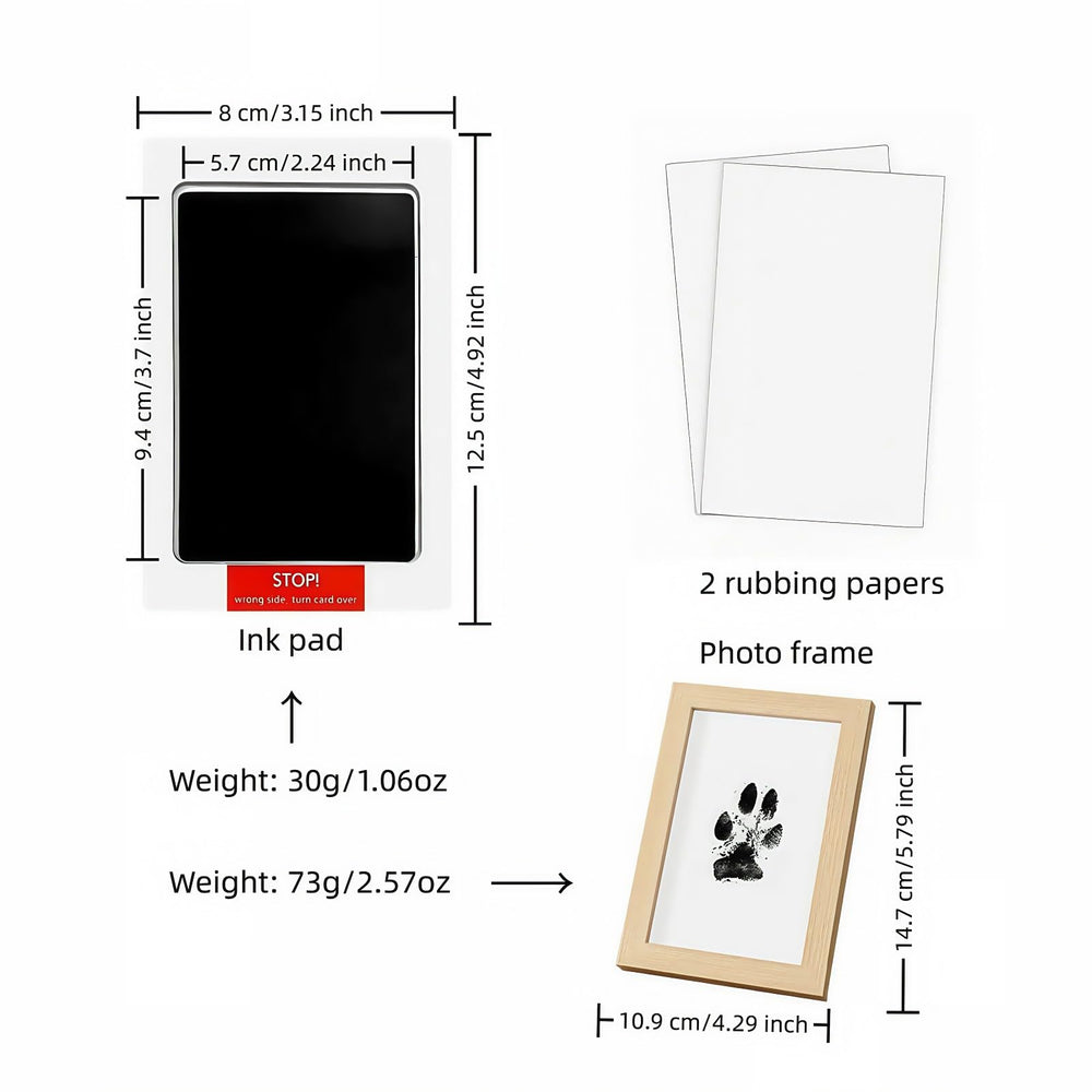 RyanDesign paw print display ready to showcase memories at home.