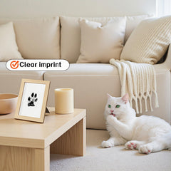 RyanDesign paw print inkpad delivers clean, mess-free prints for pets.