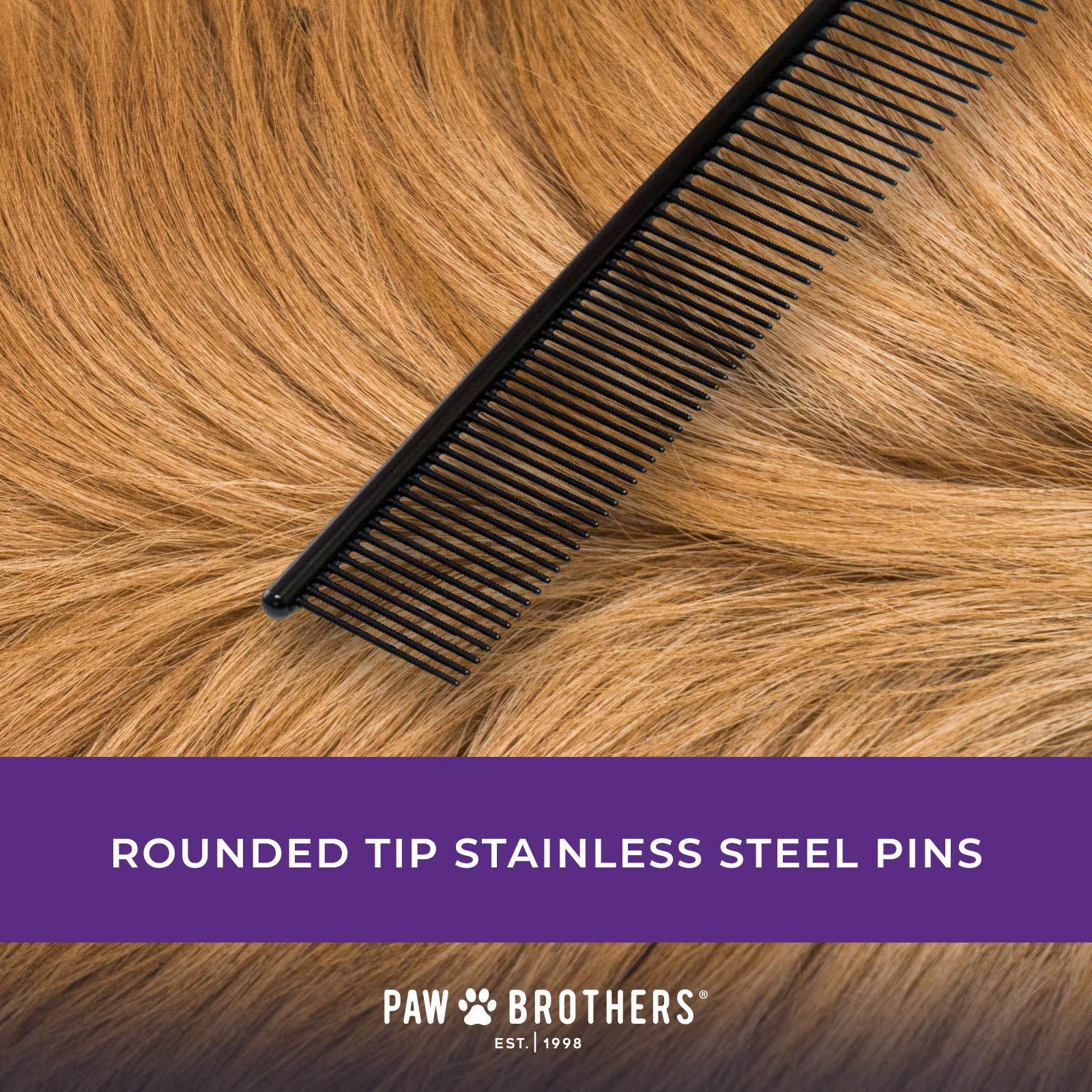 Ryan's Pet Supplies Paw Brothers detangling session on medium-long coats