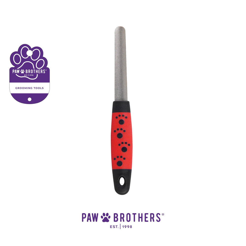 Ryan's Pet Supplies Paw Brothers Diamond Edge nail file with contoured bed for precise shaping
