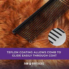 Ryan's Pet Supplies Paw Brothers dual-sided teeth for versatile grooming