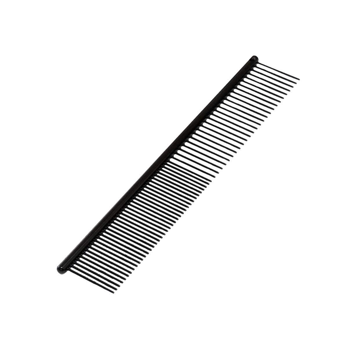 Ryan's Pet Supplies Paw Brothers greyhound-style teflon comb in hand for smooth detangling