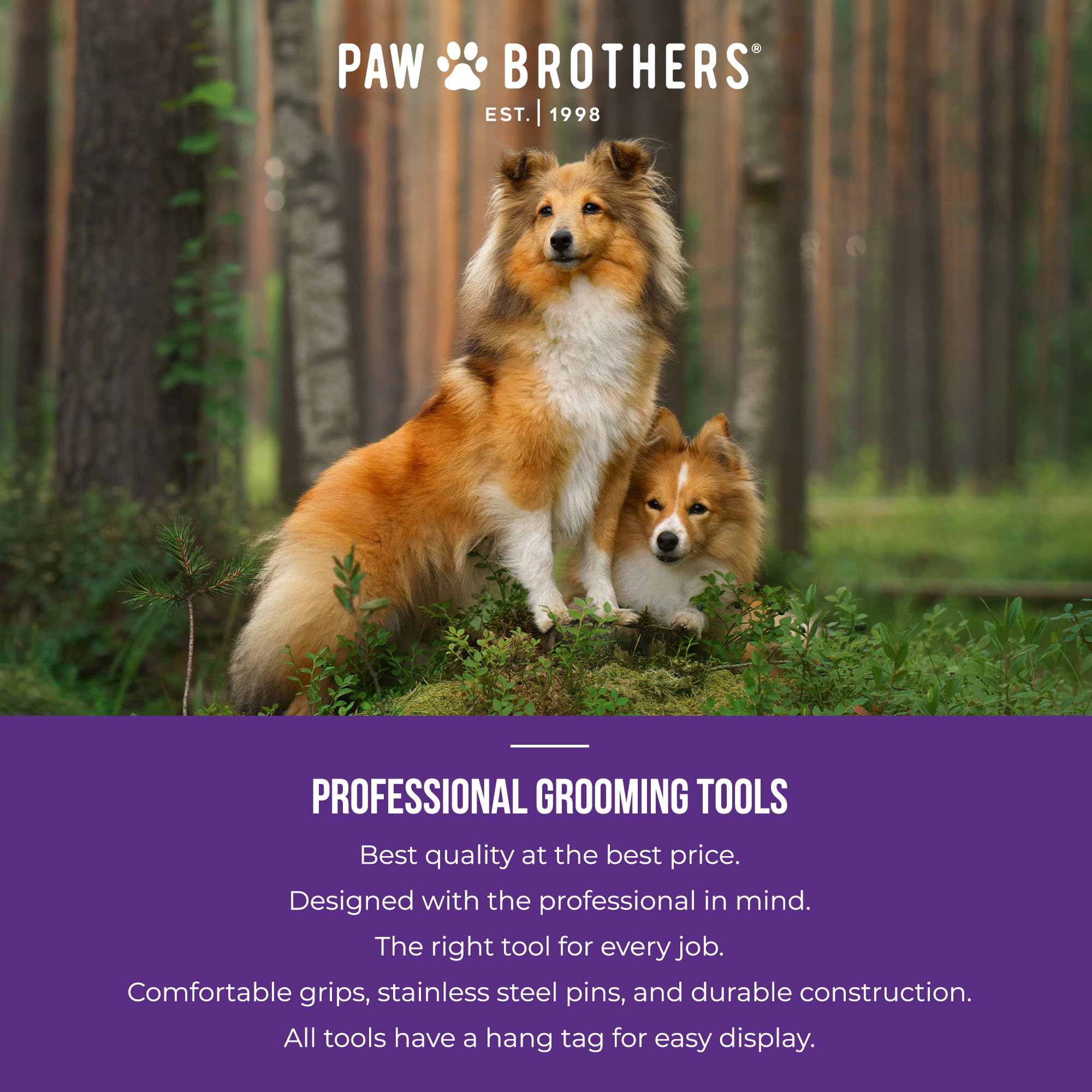 Ryan's Pet Supplies Paw Brothers professional-grade tool for pet care routines