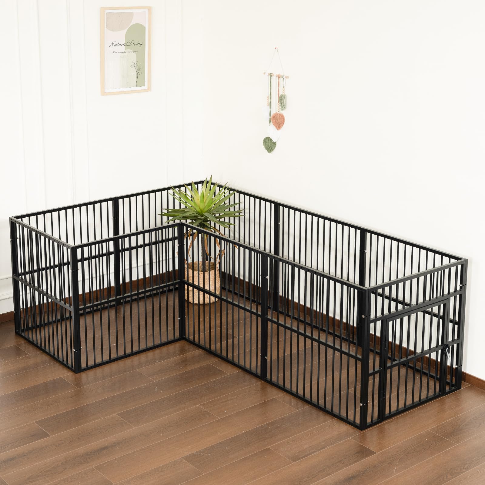 RYpetmia dog playpen safe play area for small pets and rest.