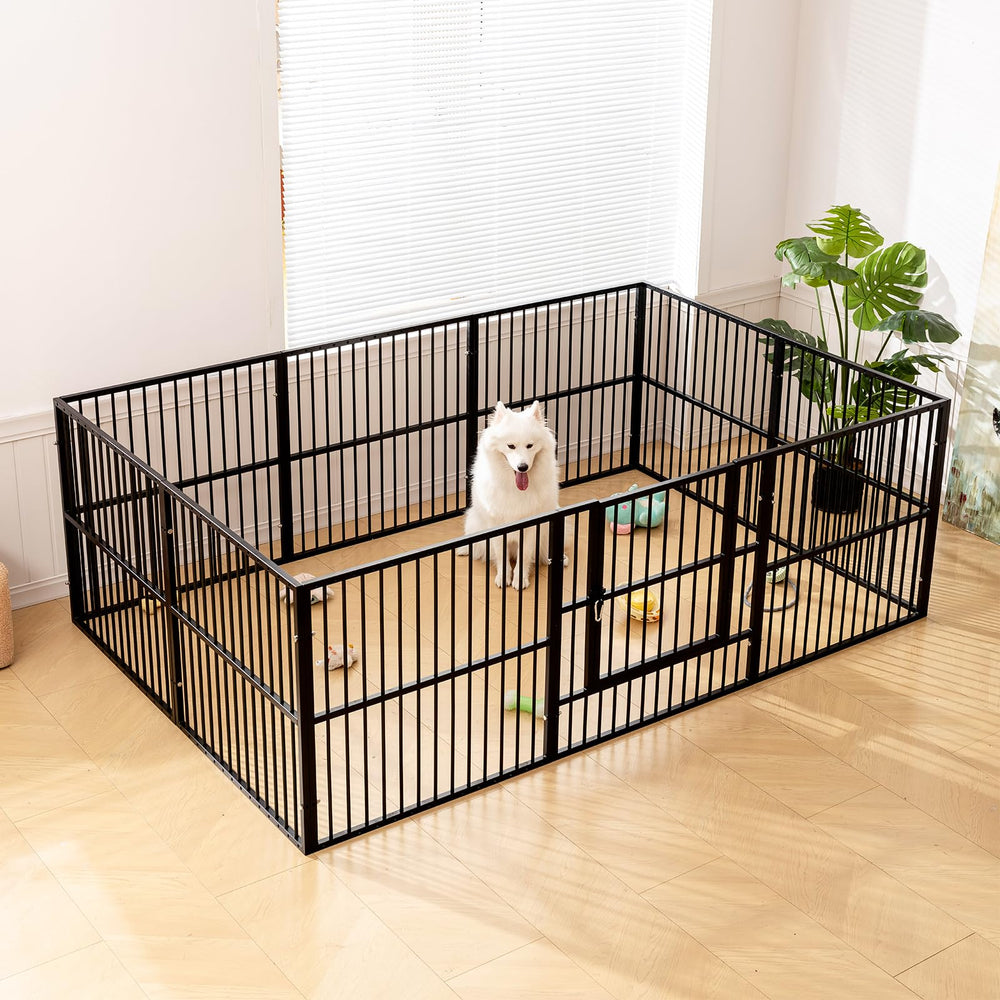 RYpetmia dog playpen sturdy 15mm tubes for durable, stable construction.