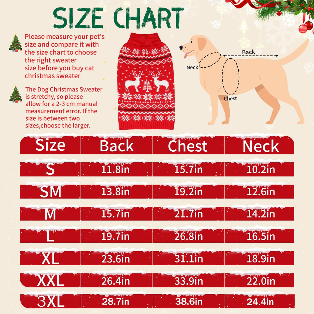 Rypet dog christmas sweater pullover design easy to wear at home