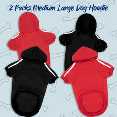 Rypet dog hoodie black wear offers stylish protection on chilly park strolls