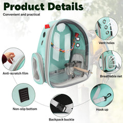 Rypet front clear cover for easy pet health checks during travel