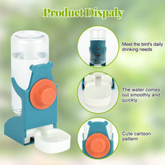 Rypet No Mess Water Feeder close-up highlights 500 g capacity and clean design