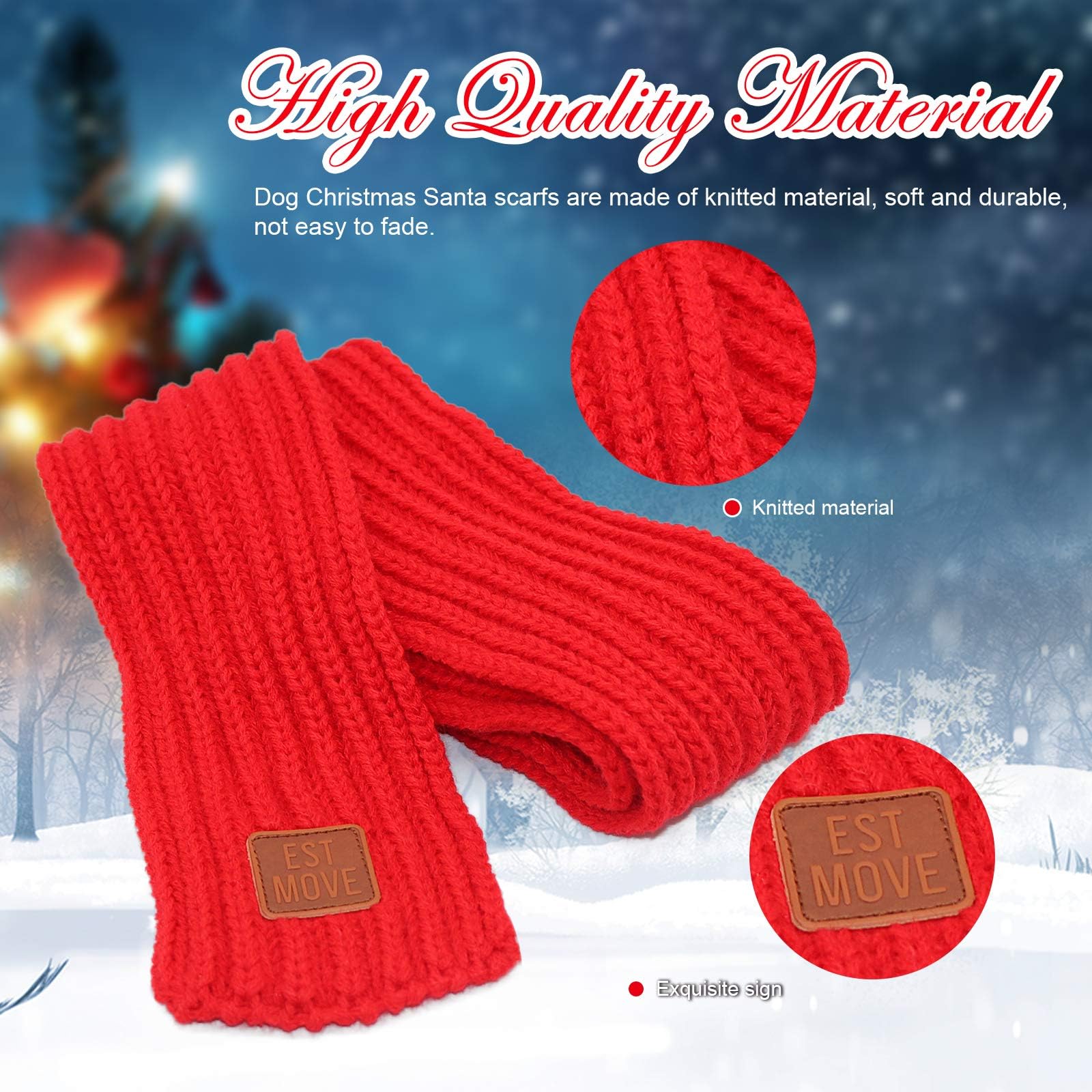 Rypet pet wearing hat with adjustable strap during Christmas party.