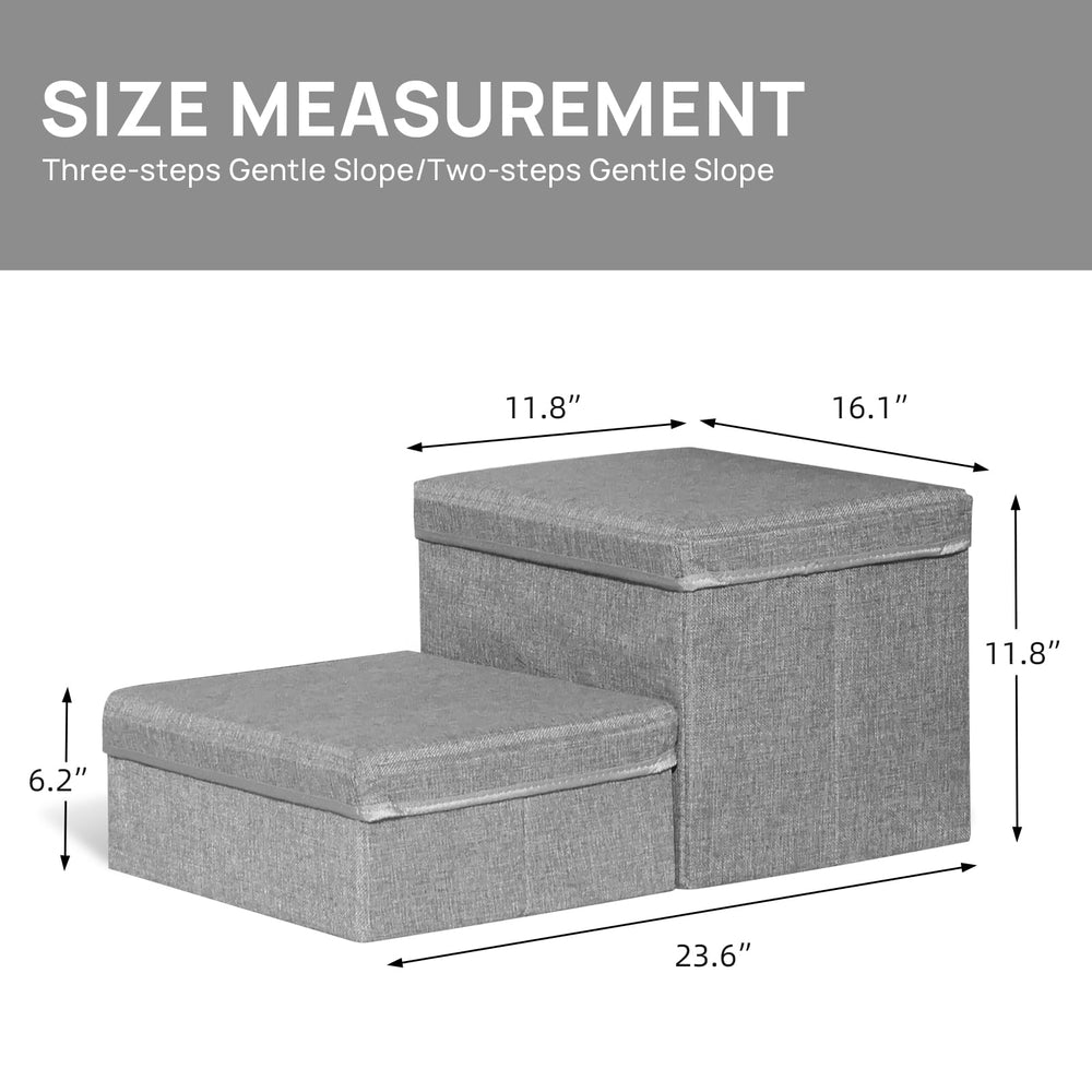 RYpetmia Foldable Dog Stairs flat slope supports small and elderly pets