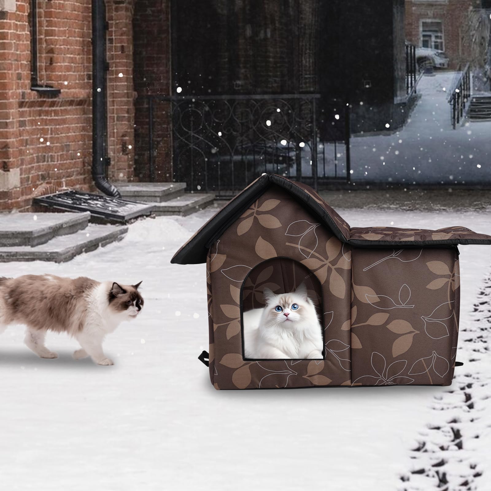 RYUNVOVO camouflage-colored shelter blends with surroundings to reduce disturbance.