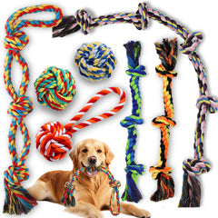 Ryvaxxi large dog rope toy XL five-knots for durable tug-of-war play