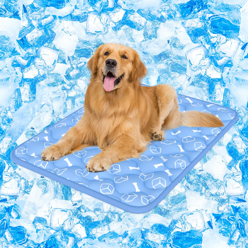 Rywell dog cooling mat arc-chill surface cools pets on hot days indoors or outdoors