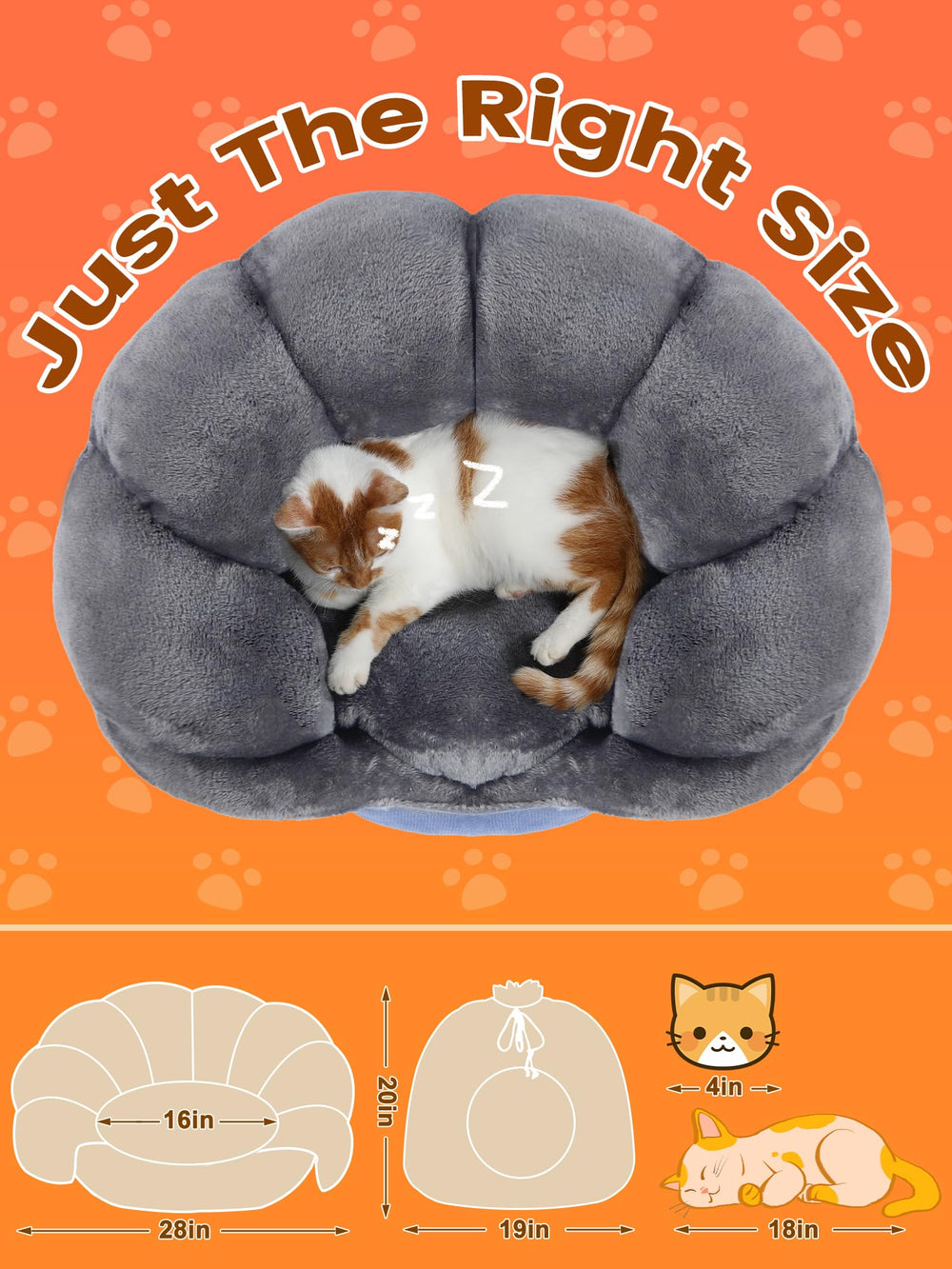 Rywell heated cat bed pad is removable for simple cleaning.