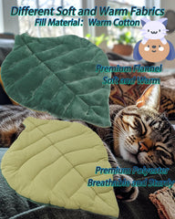 Rzxlszy soft cotton filling provides plush comfort for kittens