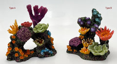 S-Lifeeling charming resin coral reef ornament full-view demonstrates durable construction for long-term tank decor.