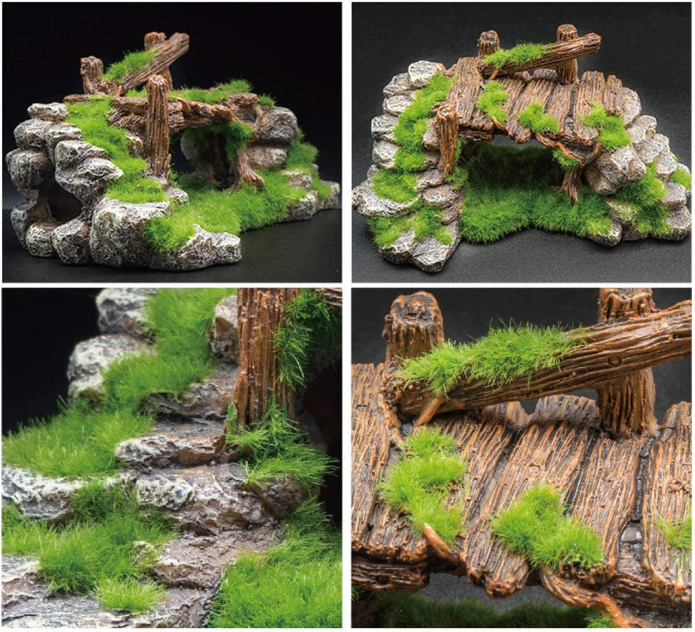 S-Lifeeling fish and shrimp habitat enhances tank aesthetics and behavior.