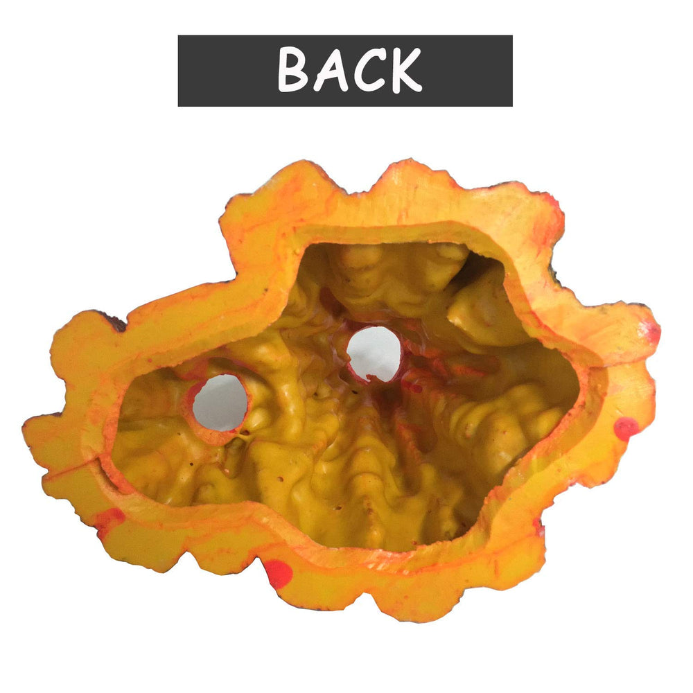 S-Lifeeling LED-lit volcano ornament showcases colorful lava glow