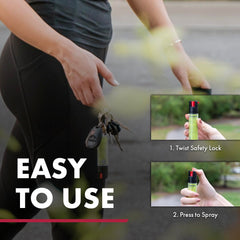 SABRE Protector Dog Spray demonstrates 12-foot range for safer distance