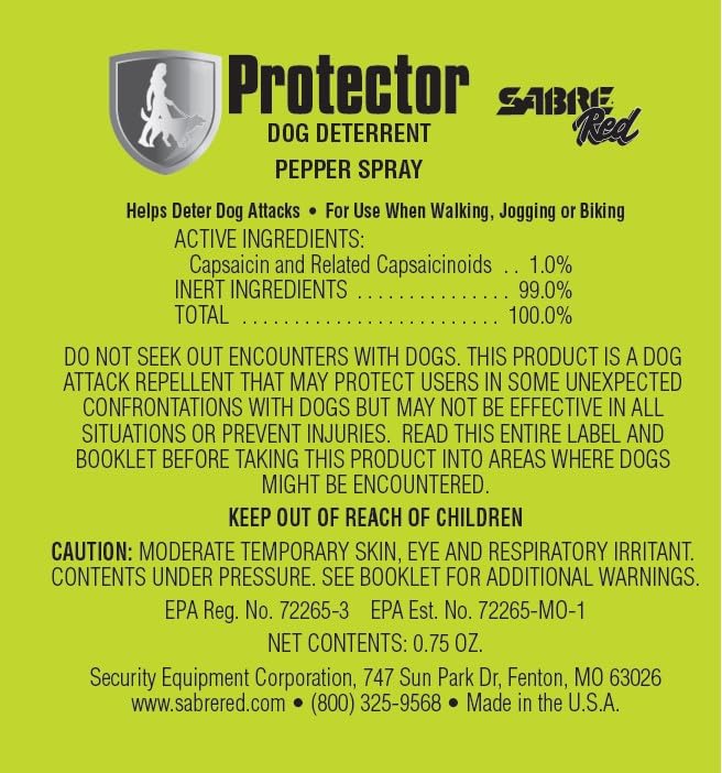 SABRE Protector Dog Spray packaging reflects safety-focused, user-friendly design
