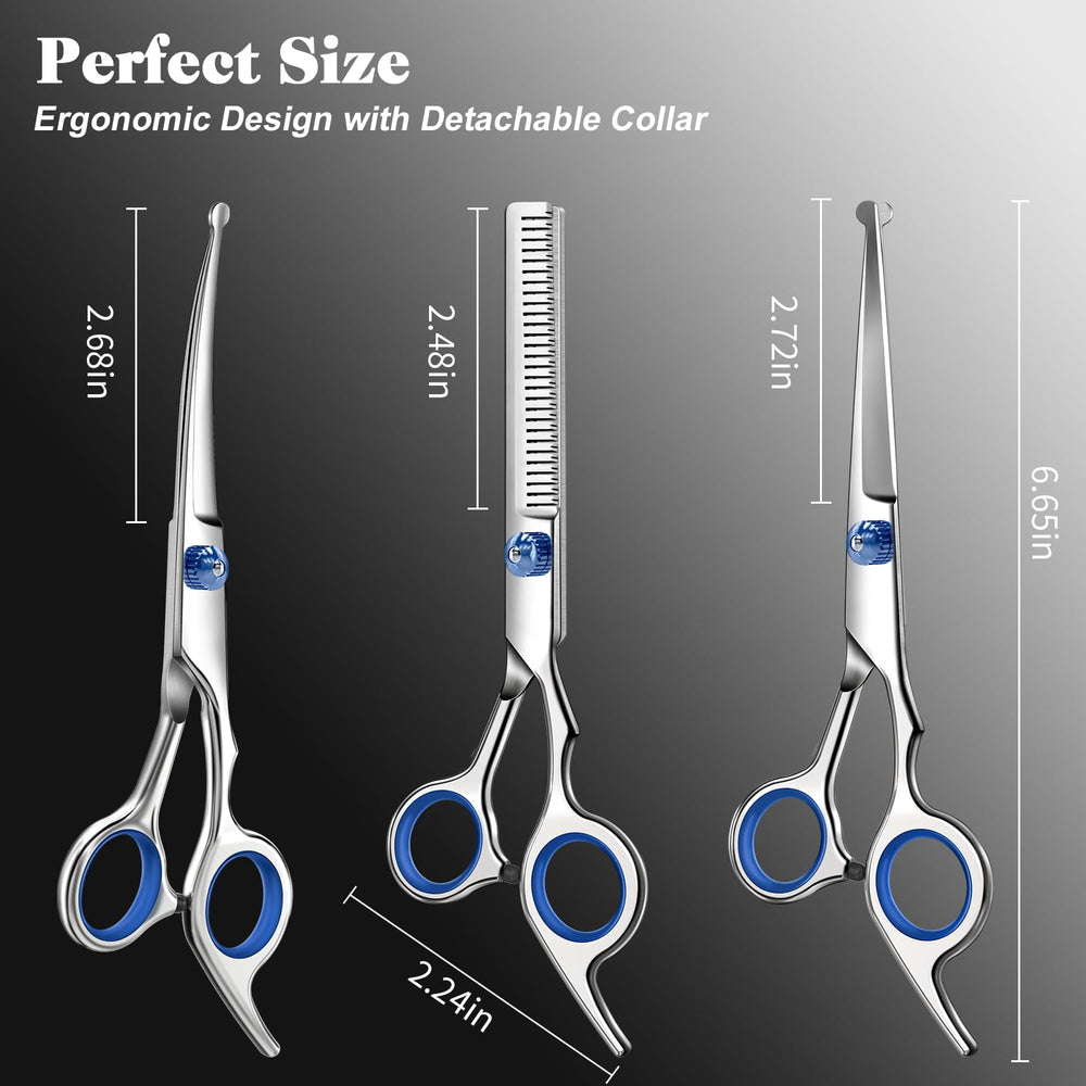 Saccison ergonomic-offset-handles reduce wrist strain during grooming sessions