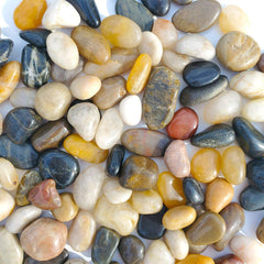 SACKORANGE 2lb aquarium gravel mix in polished colors for a natural look