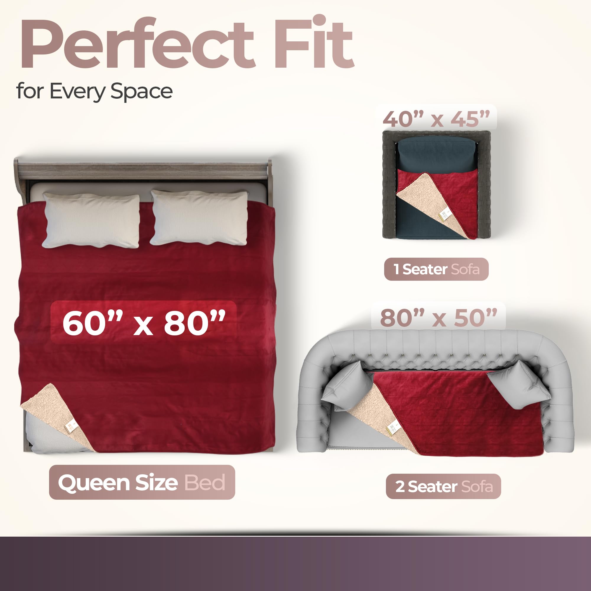 Sacred Weapon dual sherpa and fleece closeup emphasizes plush softness.