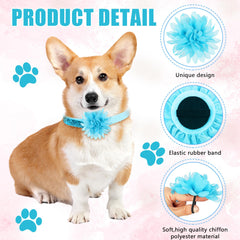 Sadnyy chiffon texture closeup shows soft, lightweight bows for pets.