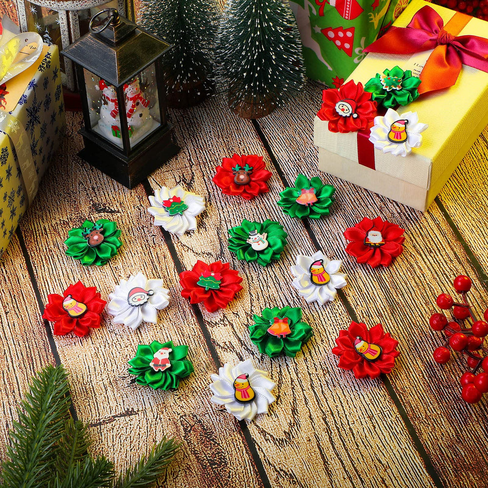 Sadnyy dog bows soft ribbon material—gentle on fur and comfy wear.