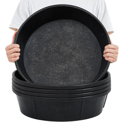 Sadnyy rubber feeder pans collection for multi-animal feeding versatility