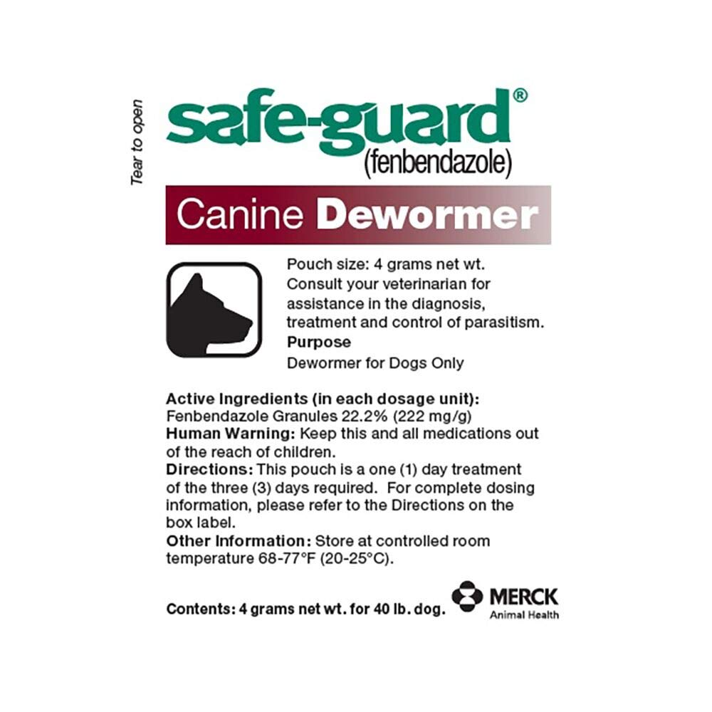 SAFE-GUARD fenbendazole for puppies 6 weeks and older in use-case scene