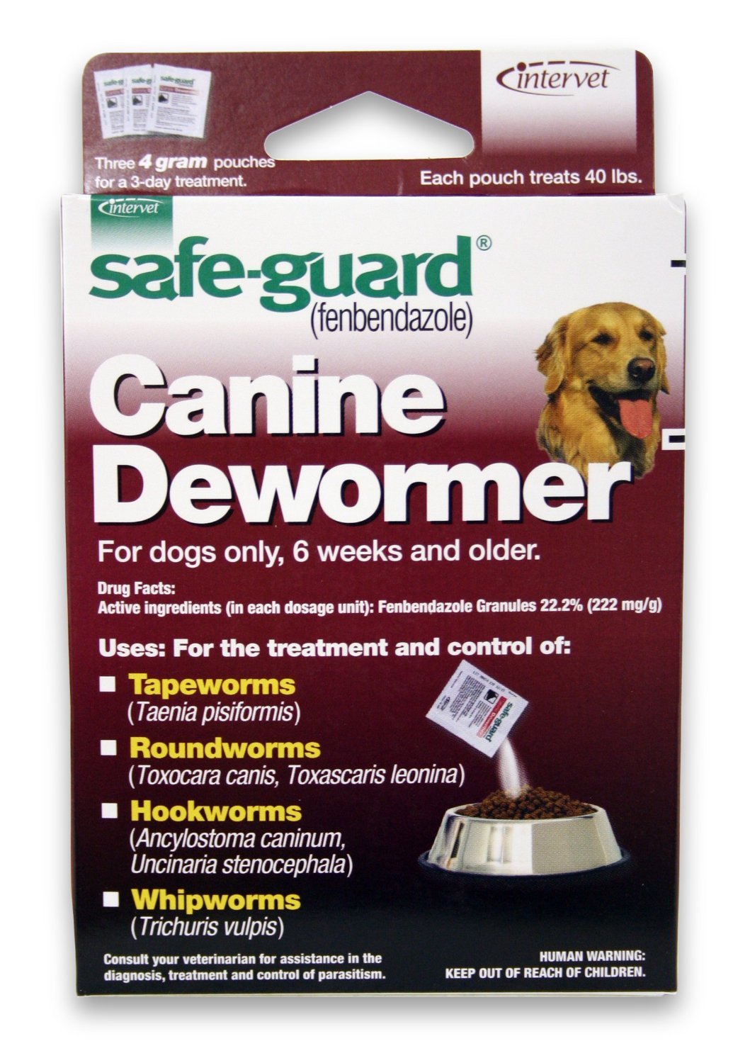 SAFE-GUARD Guard Canine dewormer bottle front view supports large-dog parasite control