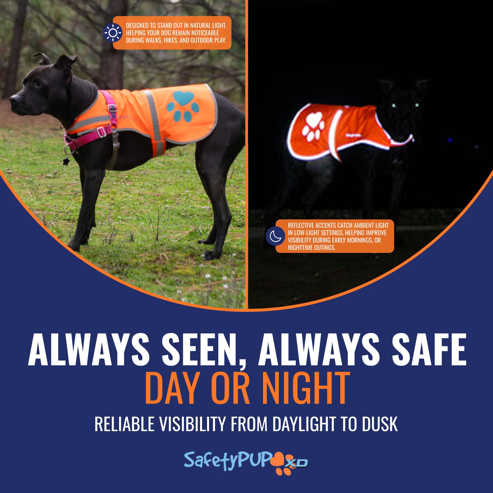 SafetyPUP XD vest with side utility strap for quick-access accessories