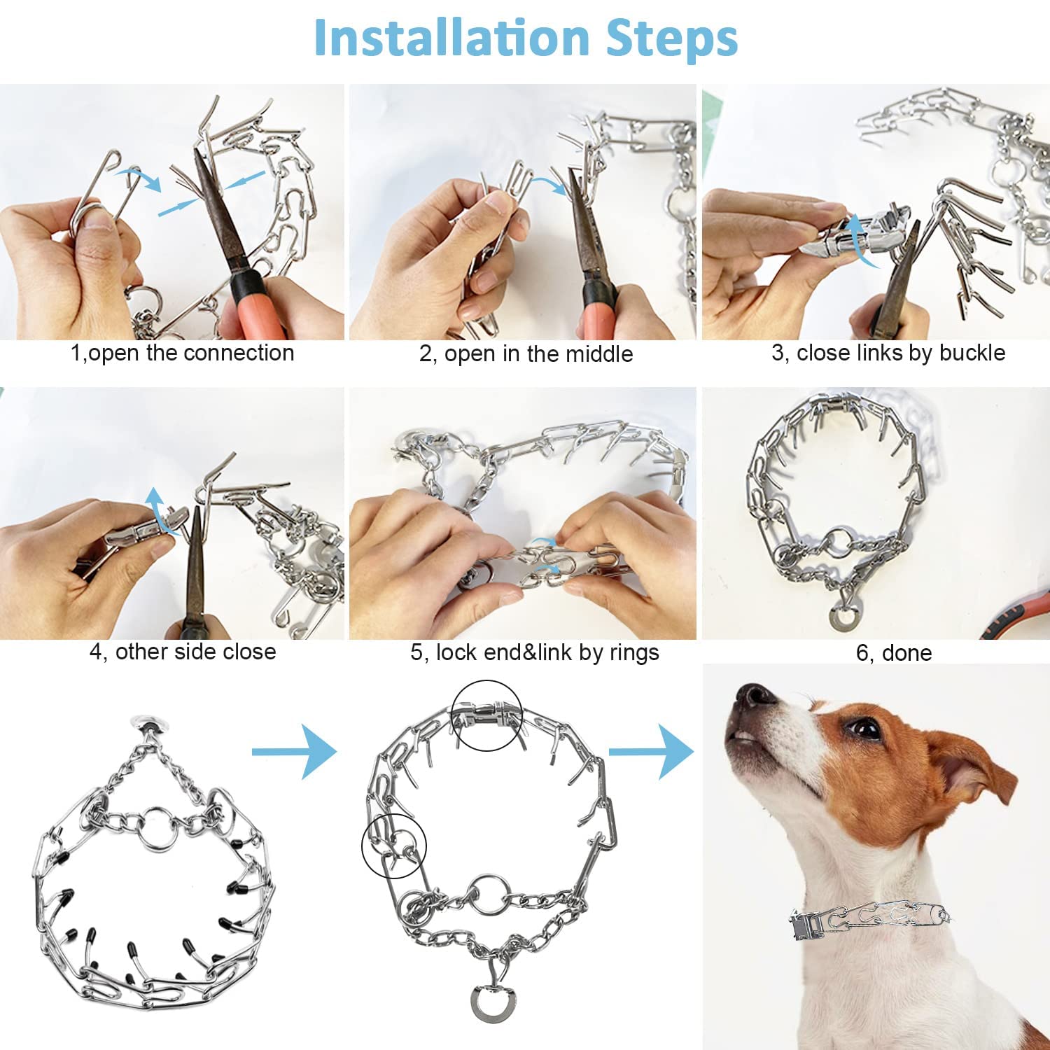 Safiman two rings provide stability for secure leash connections.