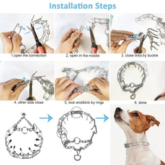 Safiman two rings provide stability for secure leash connections.