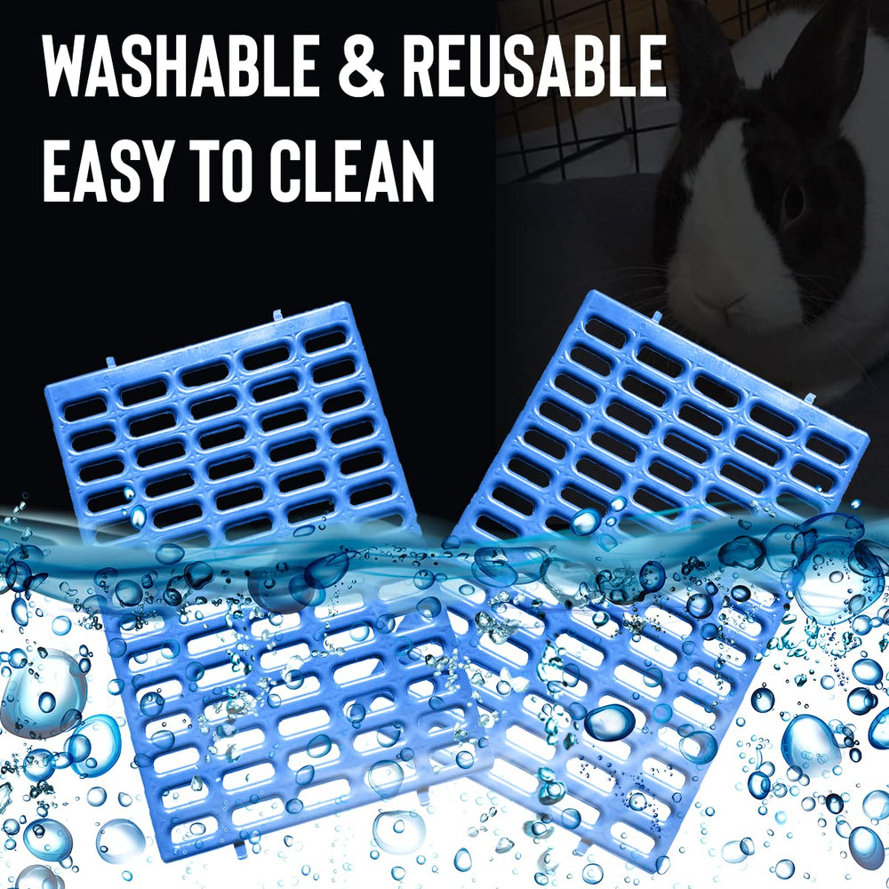 Saguaro Acres teal resting mat secured by side tabs.