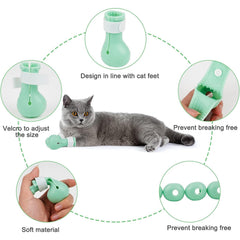 SAGUD silicone claw covers protector made of skin-friendly material for cats