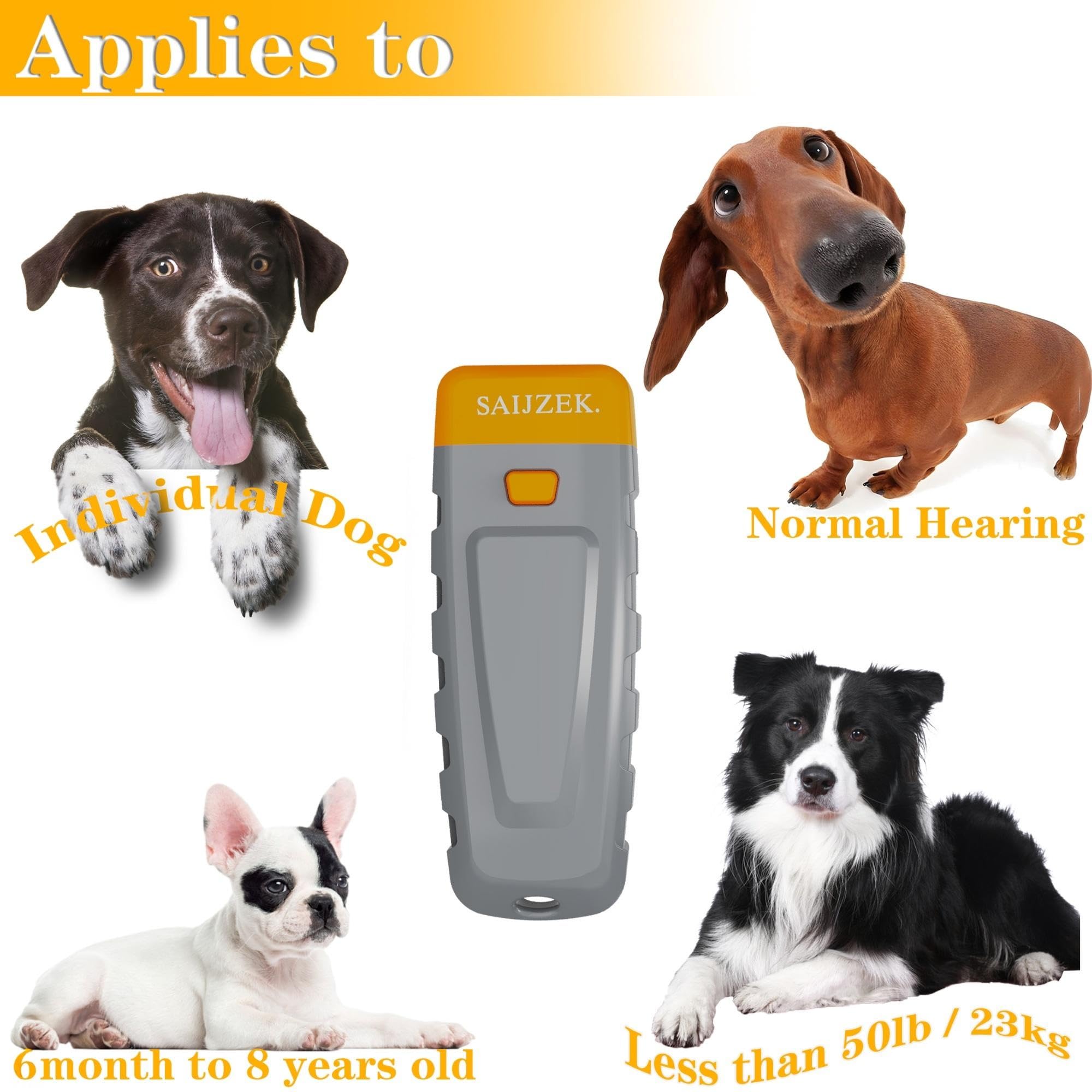 SAIJZEK Ultrasonic Dog Trainer package contents enable quick setup and support.