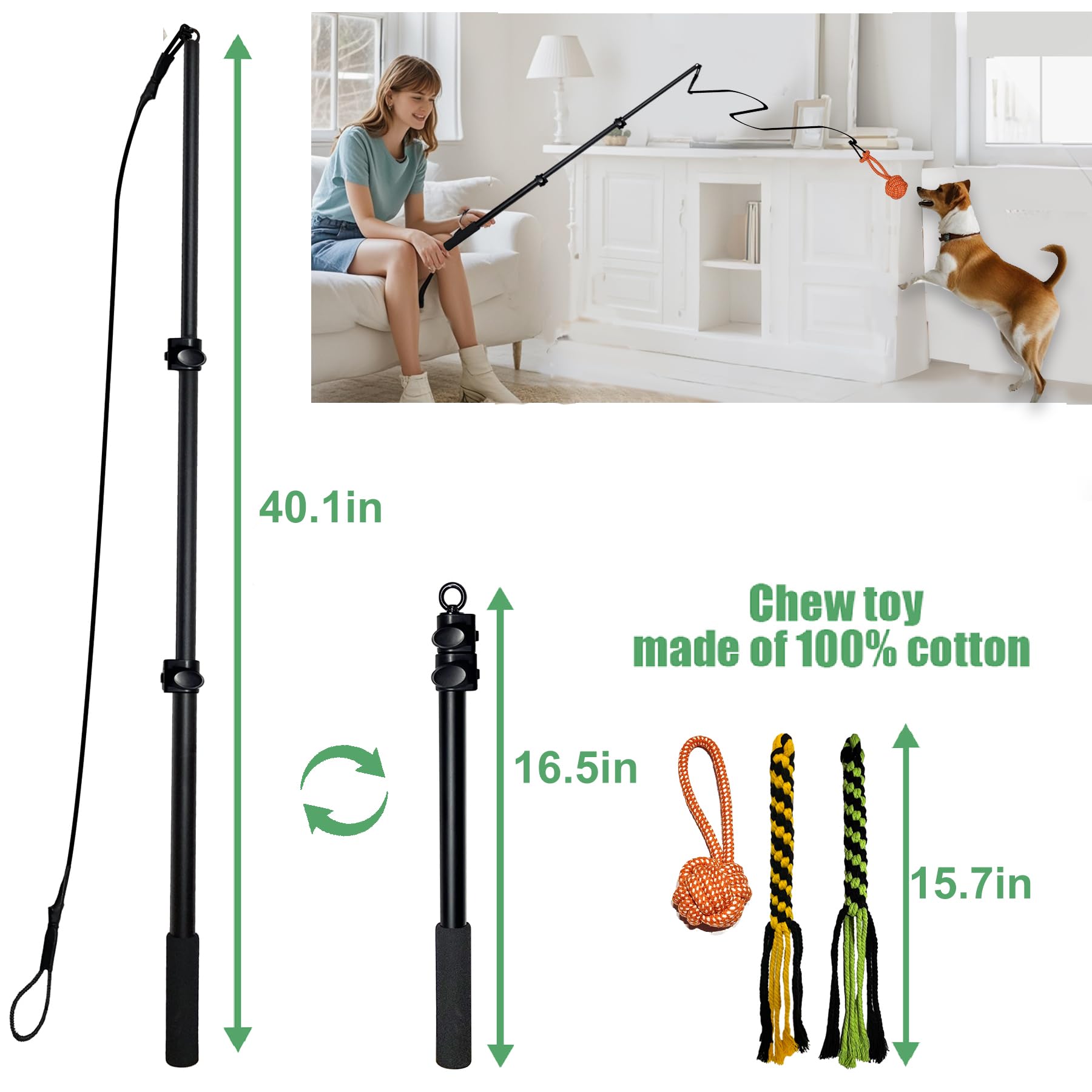 SailStart Flirt Pole aluminum construction highlights lightweight durability for outdoor use