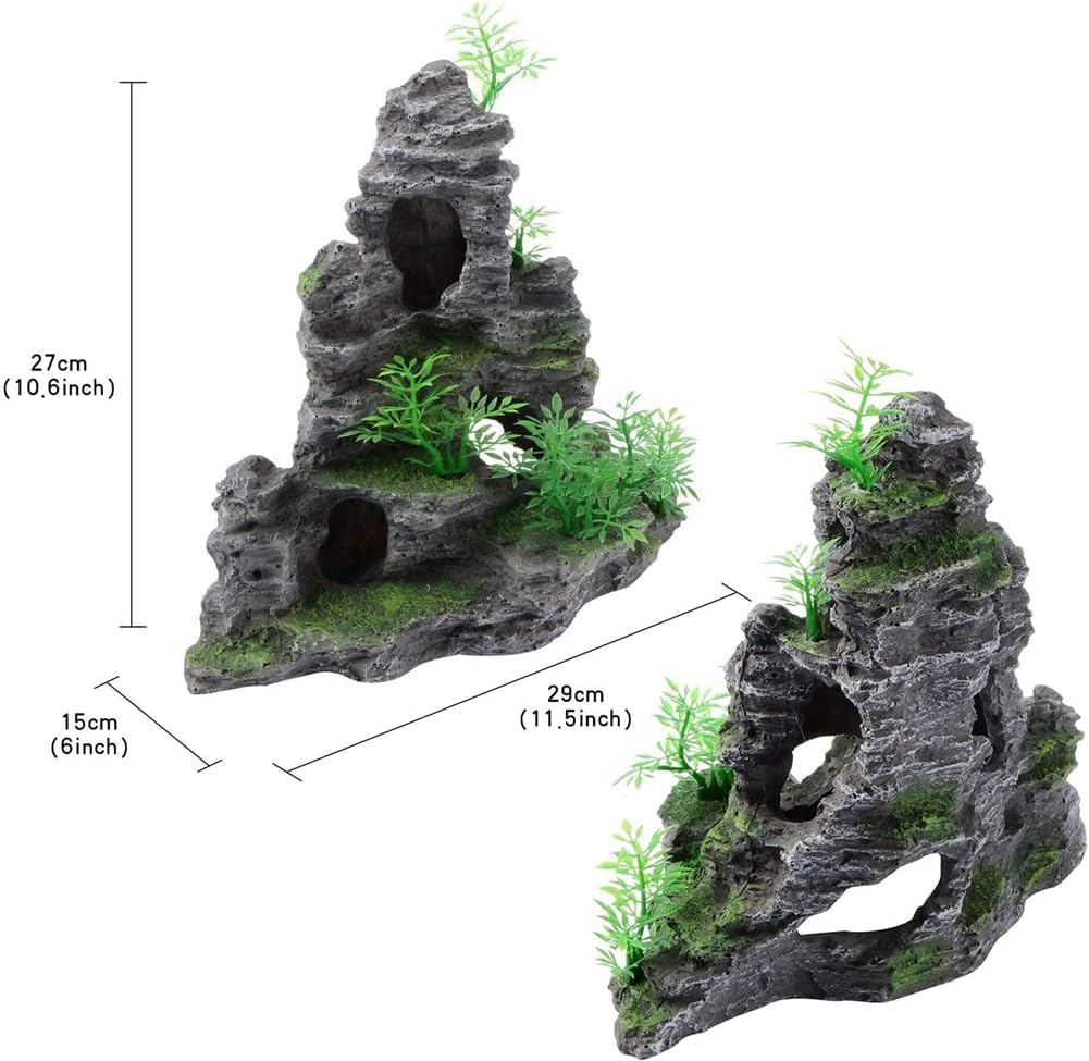 Saim rock cave aquarium decoration adds realistic habitat and shelter