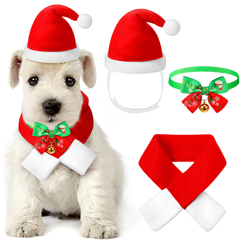 Saintrygo Christmas dog hat close-up showcases soft velvet comfort for winter wear.
