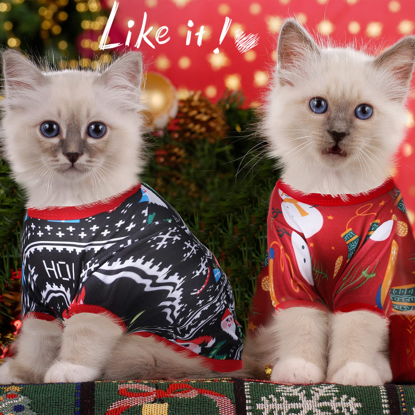 Saintrygo soft cotton Christmas dog shirt for all-day wear