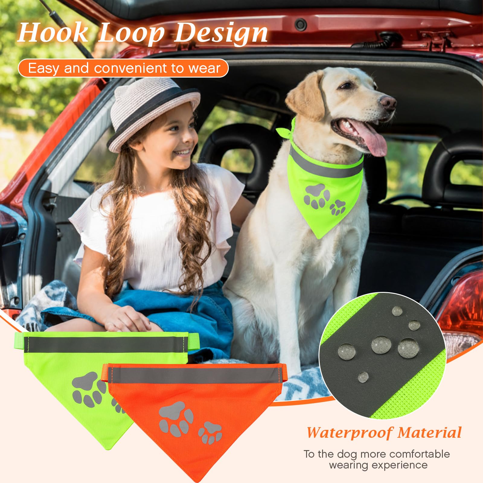 Saintrygo two-piece package of dog bandanas for versatile color options