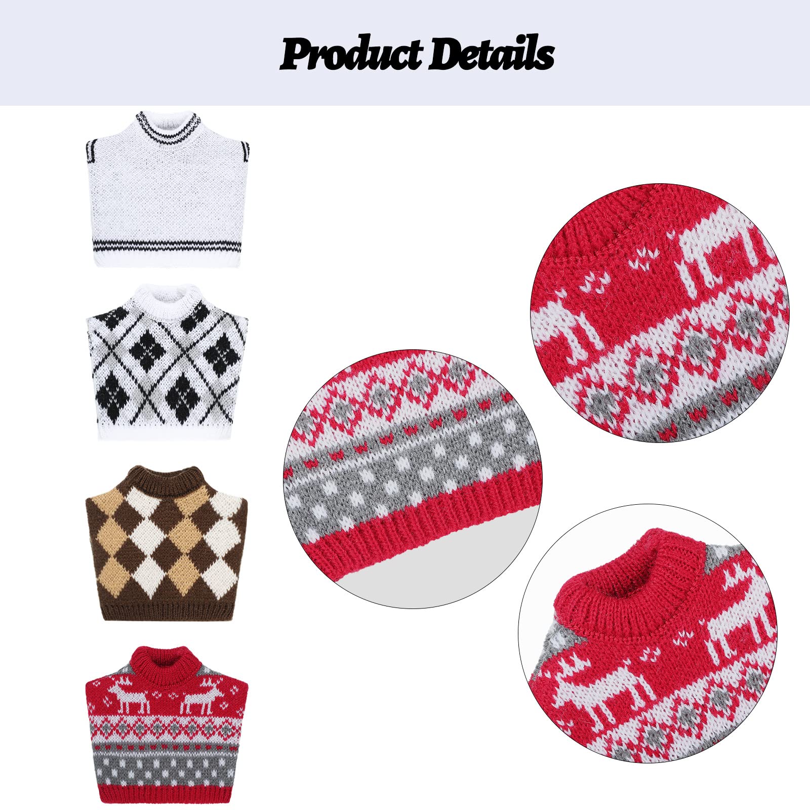 Saintrygo guinea pig sweater style3 soft daily wear for small animals