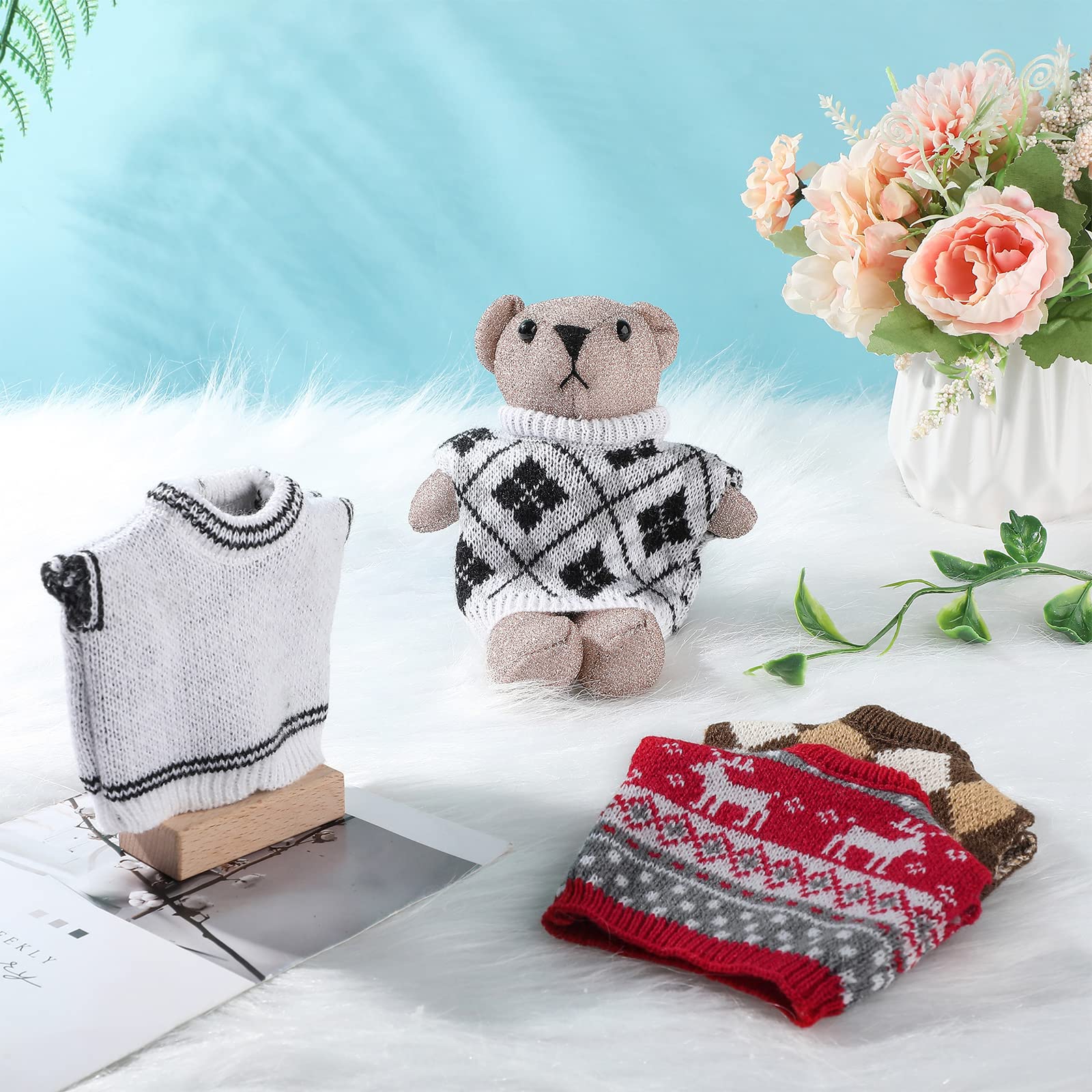 Saintrygo guinea pig sweater style4 easy-care, reusable tiny pet outfit
